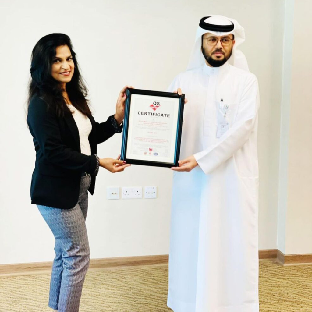 The awarding of prestigious ISO 56002 – Innovation management certification and ISO 9001- Quality Management Certification to Department of Muncipalitites Affairs, Agriculture and Livestock Departments